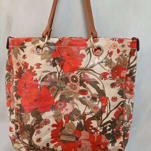 Floral Canvas Tote Bag